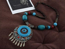 Load image into Gallery viewer, Bohemian Ethnic Style Hand-Woven Colorful Jewel Necklace