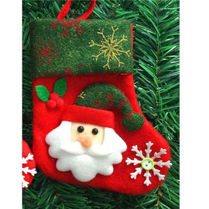 Christmas Decoration Socks Snowman Christmas   Elderly Bear Deer For Christmas Tree