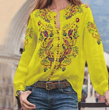 Load image into Gallery viewer, Summer Printed Long-sleeved Women&#39;s Shirt