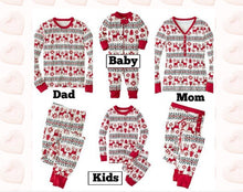 Load image into Gallery viewer, Family Christmas pajams printing set Xmas family suit -4