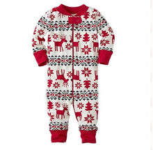 Load image into Gallery viewer, Family Christmas pajams printing set Xmas family suit -4