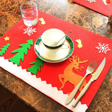 Load image into Gallery viewer, Christmas Snowman Snowflake Holiday Table Mat