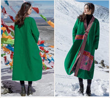 Load image into Gallery viewer, Winter ethnic wind oversize women&#39;s cotton-padded jackets