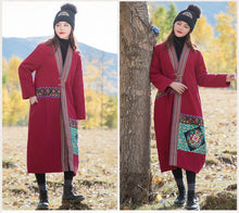 Load image into Gallery viewer, Winter ethnic wind oversize women&#39;s cotton-padded jackets