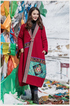 Load image into Gallery viewer, Winter ethnic wind oversize women&#39;s cotton-padded jackets