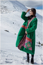 Load image into Gallery viewer, Winter ethnic wind oversize women&#39;s cotton-padded jackets