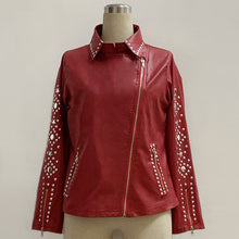 Load image into Gallery viewer, Autumn and winter new short jacket ladies rhinestone jackets women