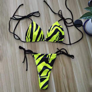 Summer Backless Sexy Swimsuit Hot Ladies Triangle Swimwear