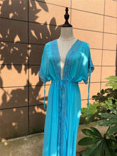 Load image into Gallery viewer, Kaftans Sarong Bathing Solid Color Beach Pareos Cover-up