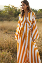 Load image into Gallery viewer, Stylish Women&#39;s Big Striped Comfortable Ultra-long Shirt Single-button Edgy Shirt