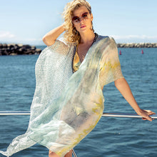 Load image into Gallery viewer, Summer Women&#39;s Chiffon Beach Sunscreen Shirt Pullover Jacket Chiffon Shawl