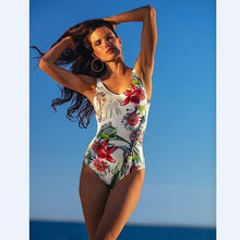 Load image into Gallery viewer, New Women&#39;s One-piece Wide-Strap Side Pull-out Swimwear