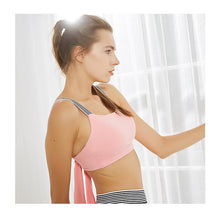 Load image into Gallery viewer, Quick-drying yoga fitness sports bra female hollow adjustable sports bra beautiful back