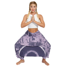 Load image into Gallery viewer, Tie dyed digital print women&#39;s casual pants sports yoga crotch pants slacks