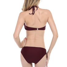 Load image into Gallery viewer, Sexy Lace Beach Swimwear Bikini Two Pieces Set