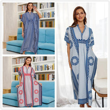 Load image into Gallery viewer, New Four-way Stretch Printing Loose Casual Cover up