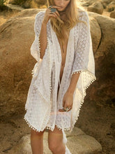Load image into Gallery viewer, Knitwear Sexy Lace Beach Bikini Sunscreen Cardigan Cover-up