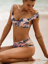 Load image into Gallery viewer, Sweet Leaves Printed Bikini Swimwear