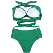 Load image into Gallery viewer, Solid Bikini Two Piece Set