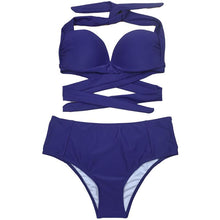 Load image into Gallery viewer, Solid Bikini Two Piece Set