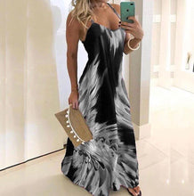 Load image into Gallery viewer, Slim Fit Printed Camisole Long Dress