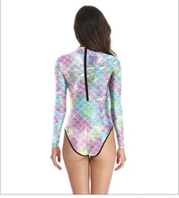 Load image into Gallery viewer, Mermaid Print One Piece Swimsuit