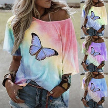 Load image into Gallery viewer, Women&#39;s Explosive Tops Fashion Loose Printed Short-sleeved T-shirt