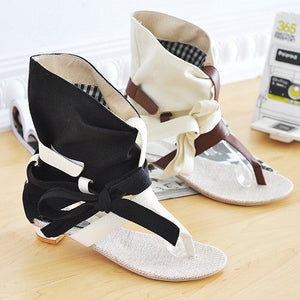 Angled sandals and women's shoes