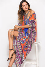 Load image into Gallery viewer, Fashion Floral Loose Beach Kaftan Dress