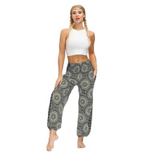 Load image into Gallery viewer, Bohemian new floral digital printing women&#39;s casual sports Yoga Pants loose corset pants wholesale