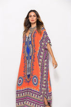 Load image into Gallery viewer, Fashion Floral Loose Beach Kaftan Dress