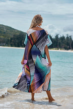 Load image into Gallery viewer, Beach blouse positioning print bikini sunscreen holiday dress