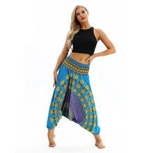 Load image into Gallery viewer, Leisure Digital Printing Loose Fitness Yoga Wide-leg Dance Bloomers