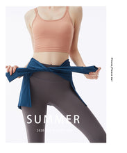 Load image into Gallery viewer, Summer New Yoga Clothes Sports Hip Cover Ins Online Celebrity Fitness Suit with Hip-covering Yoga Clothes for Women
