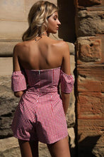Load image into Gallery viewer, Off Shoulder High Waist Jumpsuit Rompers