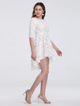Load image into Gallery viewer, Temperament Waist Skirt Seven-piece Sleeve Slender Lace Dress