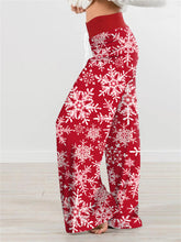 Load image into Gallery viewer, Flake Fashion Woman Digital Printing Loose casual Flower pattern pants wide leg yoga pants 234