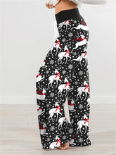 Load image into Gallery viewer, Fashion Woman Digital Printing Loose casual Flower pattern pants wide leg yoga pants 15