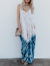Load image into Gallery viewer, Spaghetti Strap Print Beach Maxi Long Dress