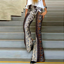 Load image into Gallery viewer, Floral Boho Hippie Casual Loose Wide Leg Flared Pants