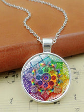 Load image into Gallery viewer, Vintage  Long Chain Mandala Necklace