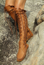 Load image into Gallery viewer, Autumn and Winter flat boots over knee high boots large size boots