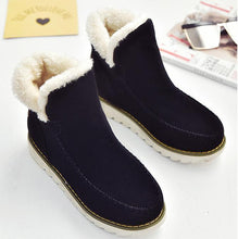 Load image into Gallery viewer, Casual Winter Solid Color Warm Snow Boots Shoes