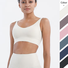 Load image into Gallery viewer, Deep V Beauty Back Sports Underwear Shockproof Gathering Yoga Bra Fitness Vest