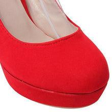 Load image into Gallery viewer, Suede Pure Color High Heel Shoes