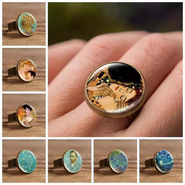 Oil Painting Style Ring