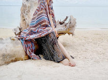 Load image into Gallery viewer, Print Retro Linen Bohemia Shawl