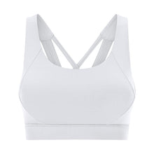 Load image into Gallery viewer, Double-sided single grinding sports bra cross back shockproof upholstery high intensity sports underwear