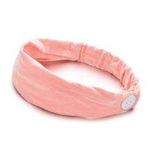 Load image into Gallery viewer, Solid Color Button Mask Hair Band Anti-strangulation Cotton Elastic Yoga Fitness for Men and Women Sports Wash Hair Accessories Can Be Customized