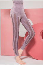 Load image into Gallery viewer, Solid Color Seamless Wash Yoga Pants Women&#39;s Sports Tights